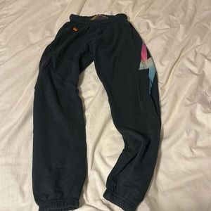 Aviator Nation Lightning Bolt sweatpants-size small, women’s